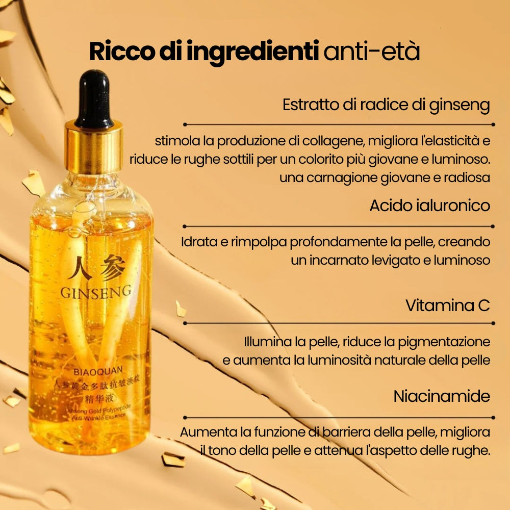 Siero Anti-Età all’oro e al ginseng